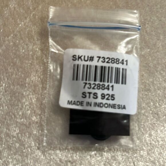 Abalone shell pendant set in sterling, silver floral detail - Picture 7 of 8